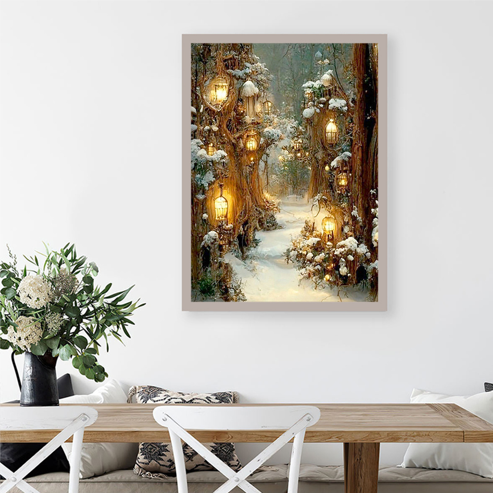 Huacan Diy Berlian mosaik musi - Resin Art Wallpaper ulasan dan harga