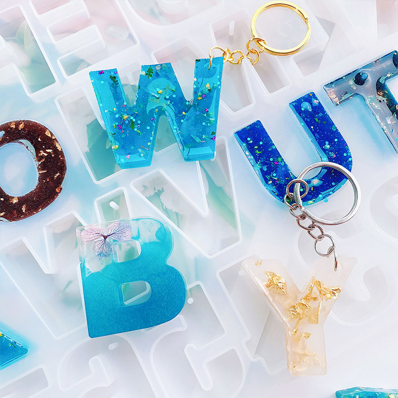 Cetakan silikon Epoxy Resin al - Resin Art Alphabet ulasan dan harga