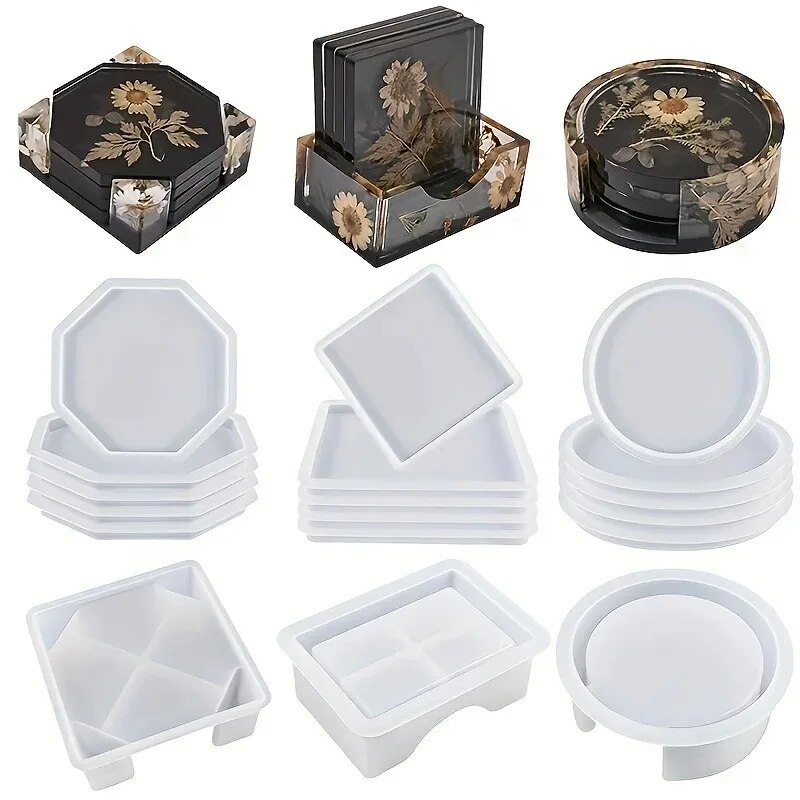 Set cetakan Resin Coaster term - Resin Art Case ulasan dan harga
